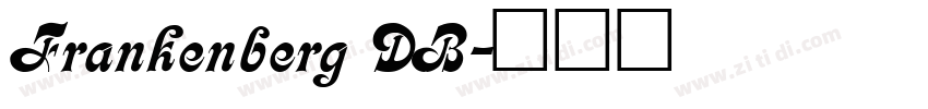 Frankenberg DB字体转换